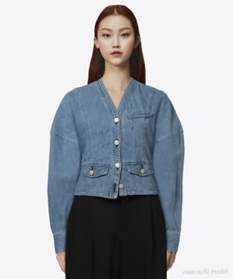 Leona denim jacket BL 6F／AW2624―BL