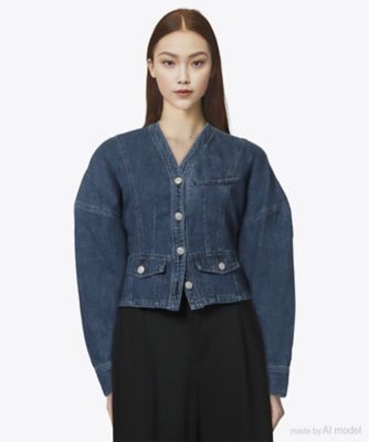 Leona denim jacket NV 6F／AW2624―NV