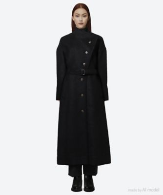 Verna long coat BK 6F／AW2646―BK