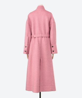 ジバンシー フォックス カシミア混 ピンク系 コート なめし柔らか AA007 Verna long coat PK 6F／AW2646―PK
