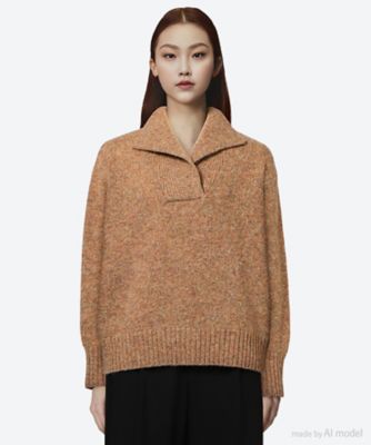 Graciana knit pullover 6F／AW2652―BR