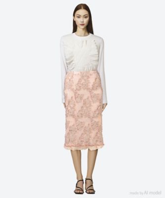 bloom jaquard skirt 6F／04494 | leur