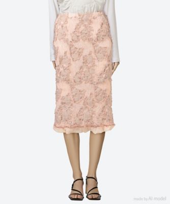 bloom jaquard skirt 6F／04494 | leur