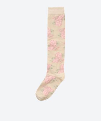 rose garden high socks 6F／30973 | leur