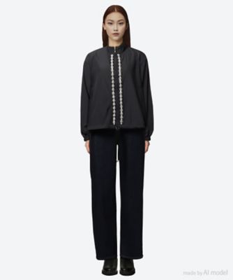 sheer nylon blouson 6F／02416 | leur