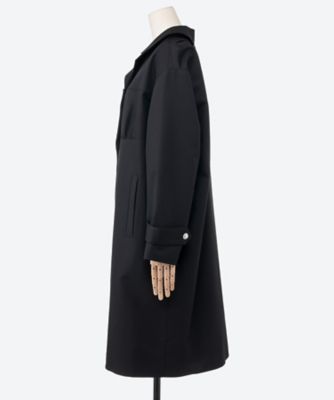 cotton silk twill coat 6F／01364 | leur