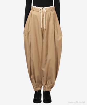cotton silk twill pants 6F／05442