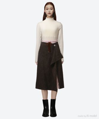 fade wool skirt 6F／04497 | leur logette