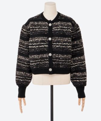 multi yarn cardigan 6F／20544 | leur
