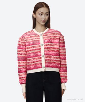 multi yarn cardigan 6F／20544 | leur