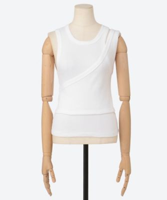 DOUBLE SHOULDER TANK TOP 26FW／12375