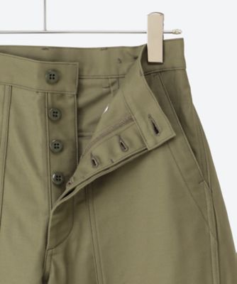 BACK SATIN BARREL LEG PANTS 26FW