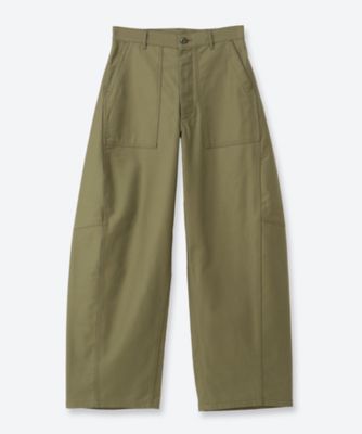 BACK SATIN BARREL LEG PANTS 26FW
