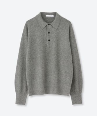 WIDE RIBBED POLO SWEATER 25FW／11404