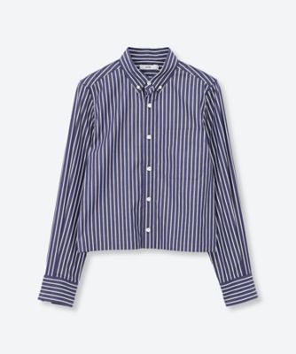 HYKE (Women)/ハイク ＰＥＮＣＩＬ　ＳＴＲＩＰＥＤ　ＣＲＯＰＰＥＤ　Ｂ．Ｄ　ＳＨＩＲＴ　２６ＦＷ／１５２７７