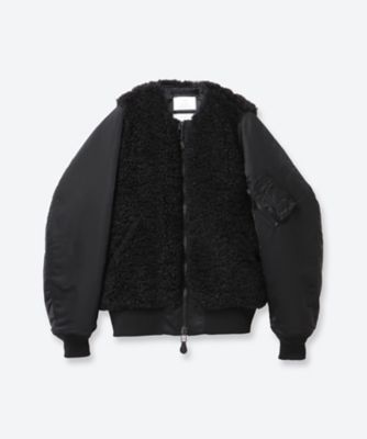 FAUX SHEARLING TYPE MA―1 JACKET 26FW