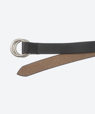 LEATHER RING BELT 26FW／19397 | HYKE