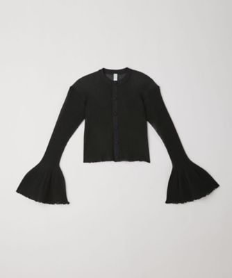 トップス CFCL HYPHA LUCENT BELL SLEEVE CARDIGAN HYPHA LUCENT GLITTER BELL SLEEVE