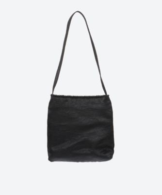 Shirring handle bag velvet S | LUDLOW