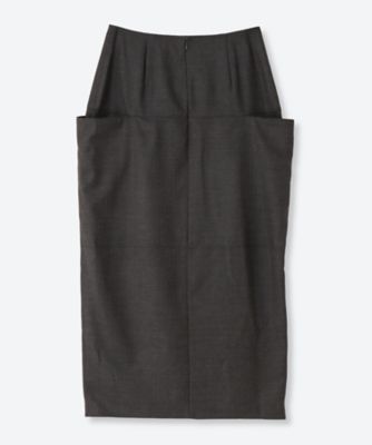 Paneled Wool Skirt 6F／ID26A―SK02ー1