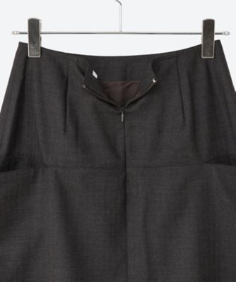Paneled Wool Skirt 6F／ID26A―SK02ー1