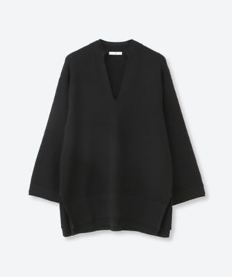 Slit Neck Knit Top 6F／ID26A―KN04 | IHNN