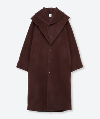 Layered Collar Angora Coat 6F／ID26A