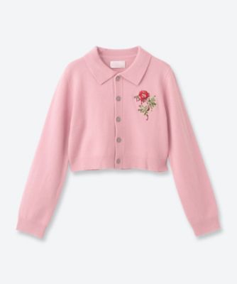 we11done ウェルダン　ピンク　カーディガン　ニット　セーター カーディガン 6F／VW―AW26―K02 | VIVIANO (Women)/ヴィヴィ