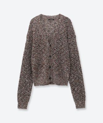 Cashmere Fur Knitted Cardigan