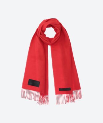 THE TOÉ マフラー　Pigalle shaggy muffler red Honey scarf 26FW／710113 | Magniberg (Women