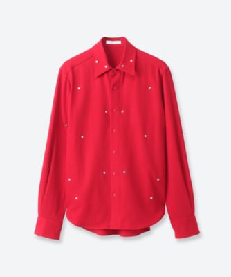 お値下げ不可‼️ブリーフィング　ツアーシャツ　濃い赤　S 未使用 シャツ 6F／FW26―SH05―204 | SATORU SASAKI (Women
