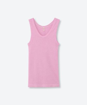 Cotton／Silk Ribbed Tank Top 6F／BA01