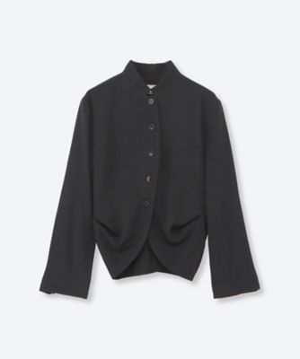 コットンシャンブレー ベルテッドダブルブレストジャケット | CABaN