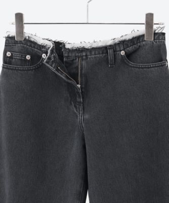 未使用タグ付 M&KYOKO ニット切替 ブラックデニムパンツ 定価42900円 デニムパンツ JK 6F／PO DENIM | JULIE KEGELS (Women