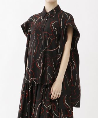 ＜AKIRANAKA (Women)＞１９ＳＳ　Ｍａｒｊｏ　ｂｌｏｕｓｅ－Ｐ（ＡＳ１９６８－ＢＫ）