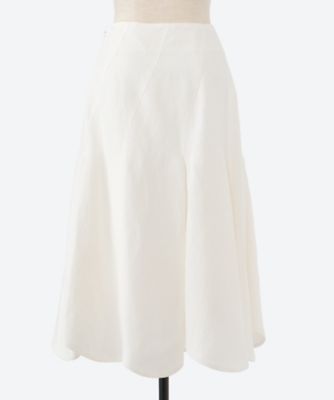 AKIRA NAKA フラワージャガード スカート 0 白 アキラナカ AKIRA NAKA(アキラナカ) Kamila フラワーカットジャガード