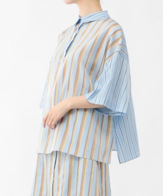 １９ＳＳ　ＳＴＲＩＰＥ　ＳＨＯＲＴ　ＳＬＥＥＶＥ　ＳＨＩＲＴ（０７７９ＲＴＳ７１１Ｂ）