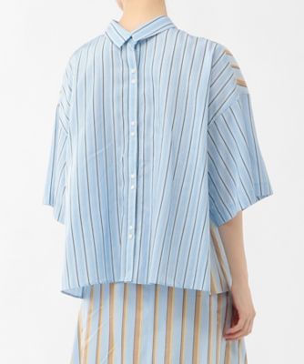 １９ＳＳ　ＳＴＲＩＰＥ　ＳＨＯＲＴ　ＳＬＥＥＶＥ　ＳＨＩＲＴ（０７７９ＲＴＳ７１１Ｂ）