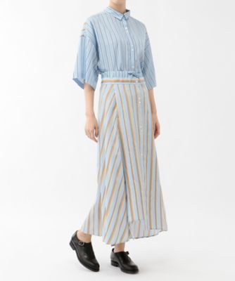 １９ＳＳ　ＳＴＲＩＰＥ　ＳＨＯＲＴ　ＳＬＥＥＶＥ　ＳＨＩＲＴ（０７７９ＲＴＳ７１１Ｂ）