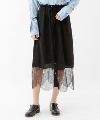 ＜rito structure (Women)＞１９ＳＳ　ＤＲＡＷＳＴＲＩＮＧ　ＳＫＩＲＴ　ＷＩＴＨ　ＲＡＣＥ（０７７９ＲＴＳ７１５Ｓ）