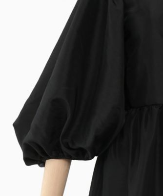 美品　セシリーバンセン　フレア　パフスリーブ　ドレス　ワンピース　ブラック　S パフスリーブドレス | CECILIE BAHNSEN (Women)/セシリー
