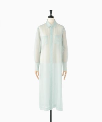 AURALEE SHEER CLOTH SHIRTS ONE-PIECE tic-guinee.net