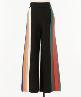 ＜AKIRANAKA (Women)＞Ｔｏｖｅ　ｍｕｌｔｉｃｏｌｏｒ　ｋｎｉｔ　ｐａｎｔｓ　ＭＬＣ