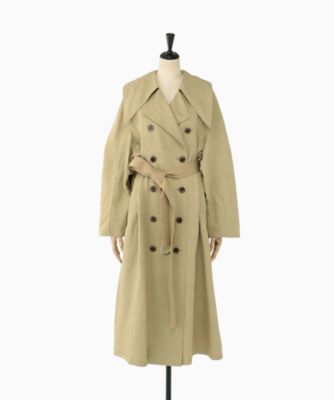 ＜AKIRANAKA (Women)＞Ｖｉｖ　ｆｌａｔ　ｃｏｌｌａｒ　ｔｒｅｎｃｈ　ＢＥ