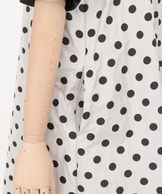 ストライプ＆ドットジャガードドレス | leur logette (Women