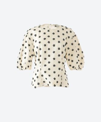 ＜leur logette (Women)＞モチーフ刺繍トップ