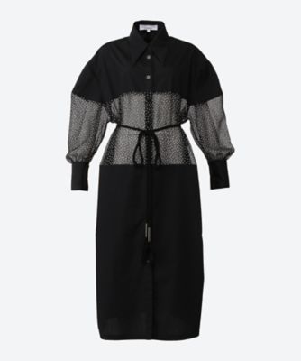 ＜AKIRANAKA (Women)＞Ｎｉａ　ｄｅｃｏｎｓｔｒｕｃｔ　ｓｈｉｒｔ　ｄｒｅｓｓ　ＢＫ