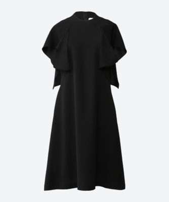 ＜AKIRANAKA (Women)＞Ｉｔｚｅｌ　ｔｗｉｓｔ　ｓｌｅｅｖｅｓ　ｄｒｅｓｓ　ＢＫ