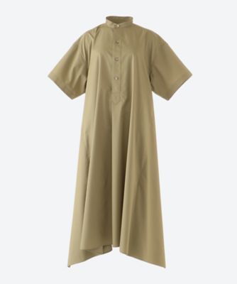 HYKEハイク HALF-SLV SHIRT DRESS