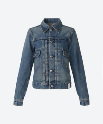 ＜HYKE (Women)＞ＤＥＮＩＭ　ＪＡＣＫＥＴ　ＴＹＰＥ２／ＴＩＧＨＴ　ＦＩＴ　ｕｓｅｄ